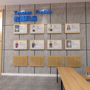 装饰教师办公室文化墙贴照片风采形象师资展示简介教育机构6人付款68