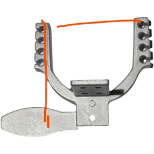 野战狼撒放器夹弹器不锈钢方管