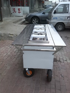 串串香 麻辣串小吃车锅 免费提供配方 厚料高承载车身 带隔热层