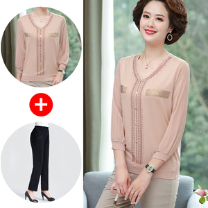 八分袖绿色女上衣