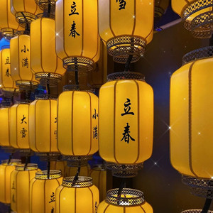 羊皮灯笼户外防水古风装饰中国风发光仿古黄灯笼国朝汉服拍照道具