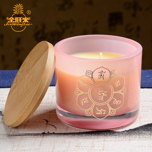 金旺来24小时六字大明咒无烟酥油灯佛前供灯长明灯香薰蜡烛供佛