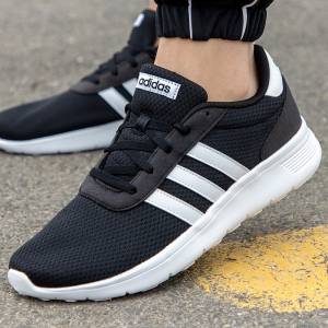 adidas阿迪达斯男鞋2022春夏新款透气网面黑色跑步鞋男轻便运动鞋