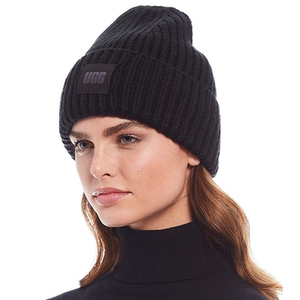 ugg女士帽子针织毛线帽纯色气质logo百搭冬季正品jxj511844226
