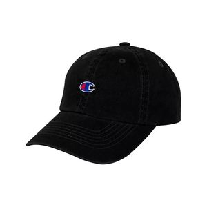 Champion冠军棒球帽帽子鸭舌帽小logo黑色经典款遮阳可调节夏美版