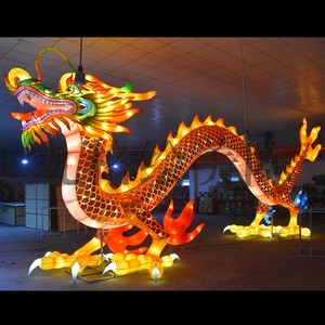 春节花灯灯展大型户外广场景观节日活动展示龙造型自贡元宵节灯会