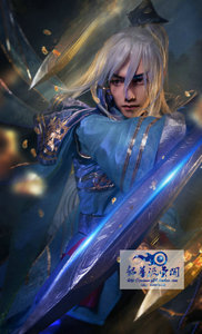 【英雄联盟】刀锋之影 泰隆男刀cos服 玉剑传说 cos服装 私人订制