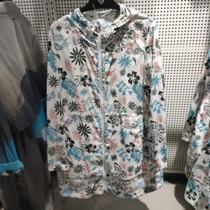 三星rapido雳霹道22夏女中长款速干连帽防晒衣