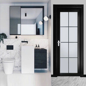 卫生间门铝合金卫浴厨房厕所推拉阳台玻璃室内现代简约洗手间定制