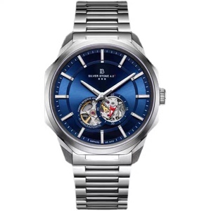 新款binli宾利手表男士商务休闲镂空机械表钢带夜光防水学生6149