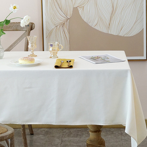 白色桌布北欧防水
