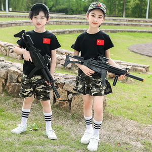 小学生军训表演服海军风六一儿童军装演出服装幼儿园迷彩服毕业照