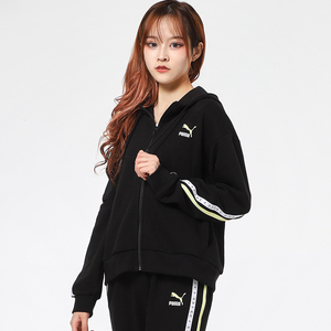 puma彪马夹克女装2021夏季新款跑步运动服休闲连帽外套531077-01