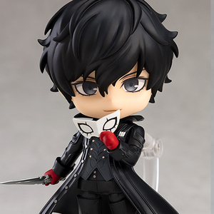 预定gsc 女神异闻录5 p5 雨宫莲 joker 粘土人 可动手办 再贩