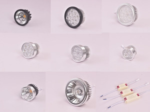led斗胆灯AR111豆胆替换12W灯泡灯芯格栅灯cob内胆配件光源驱动器