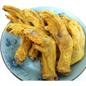柳州螺蛳粉专用半成品带皮油炸鸭脚鸭掌餐饮用180个包邮