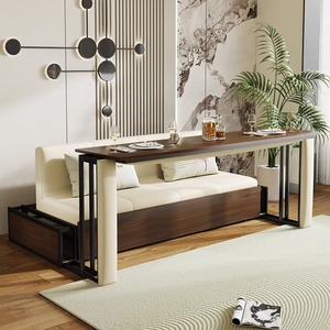 实木沙发床两用可折叠储物多功能客厅家用小户型2024新款可变餐桌