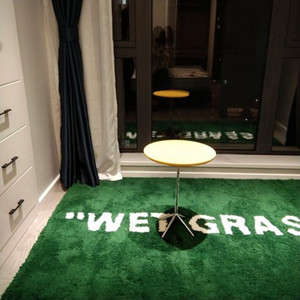 IKEA湿草地 wetgrass 地毯绿色长绒联名潮牌客厅卧室床边装饰背景