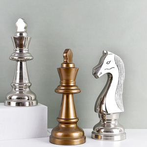 印度进口欧式国王 马头国际象棋装饰摆件 创意家居客厅 书房饰品