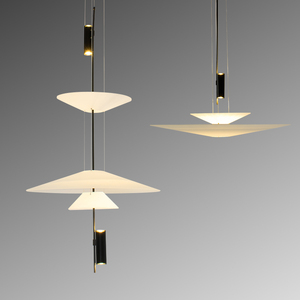 北欧风格餐厅吊灯现代简约led轻奢客厅创意个性样板房家用餐桌灯