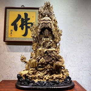 大型沉香木雕原木雕刻工艺品观音佛祖地藏王佛像十八罗汉根雕摆件