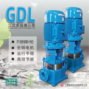 GDL立式多级离心泵高压大流量管道变频恒压供水工业循环增压水泵