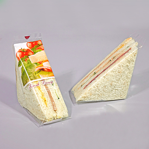 三明治袋三文治袋三明治袋三角袋三明治包装袋透明三明治袋子100