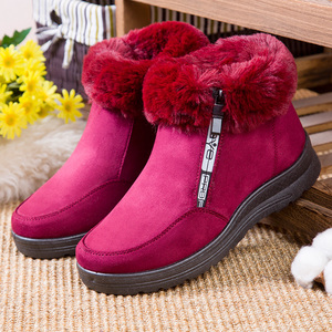 赛格棉鞋女冬季加绒加厚保暖防滑中老年人老北京妈妈鞋鞋子雪地靴