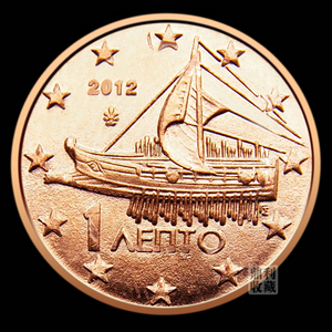 满30包邮 16mm希腊1欧分欧尥夤矣脖彝獗腋鞴澜缡詹卣姹