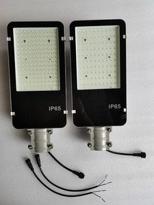 12v太阳能路灯灯头带电池 一体灯100w 150w维修专用 组装配件大全