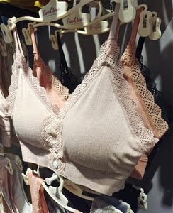 俏织330女士云朵棉花软杯罩美背柔柔胸养护文胸无缝无钢圈内衣