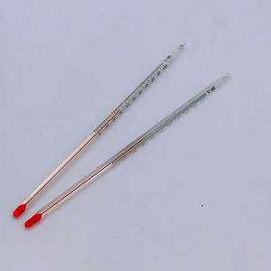 30cm玻棒温度计红水温度计酒精温度计100℃小学科学中学物理仪器