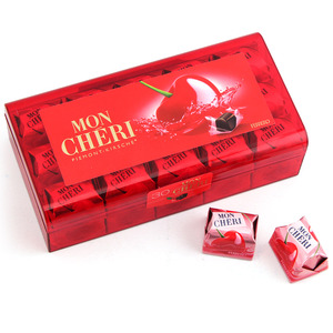 德国原装进口MonCheri樱桃酒心夹心巧克力30颗盒装七夕情人节礼物
