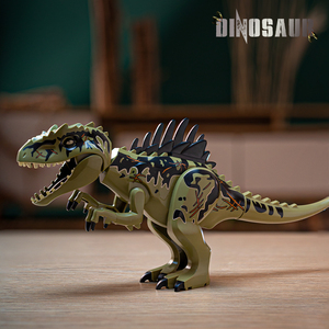 恐龙积木玩具侏罗纪拼装男孩南方巨兽龙霸王龙公园世界适用于乐高