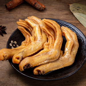 鑫云东泡鸭爪20包福建特产龙岩泡鸭爪泡椒办公小零食香辣五香鸭掌