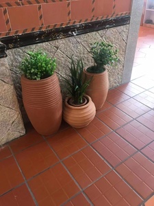 透水广场瓷砖300×300酒店厨房防滑地砖防潮砖室内外哑光地板红砖
