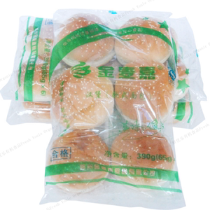 金麦嘉65g汉堡面包胚 整箱24袋144个9.36公斤 已切开半成品面包胚