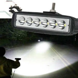 汽车led长条射灯12v强光杠灯24v货车灯中网改装灯车顶射灯led超亮