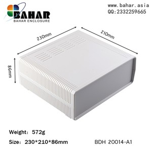 巴哈尔壳体机箱安防控制盒电子BAHAR塑料外壳台式仪表盒BDH20014