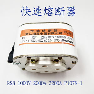 快速熔断器RS8 AC1000V 2000A 1800A 2200A 2400A 2500A P107N-1