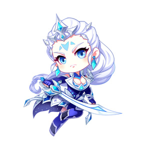 6月新款露娜钥匙扣书包小挂件q版卡通人物打野王者荣耀游戏周边