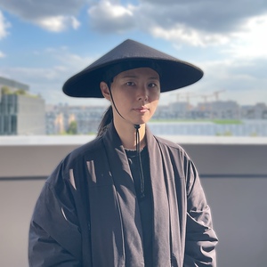 原物三生|九字真言版侠客斗笠帽 冲锋衣面料 可卷起携带 遮阳档雨