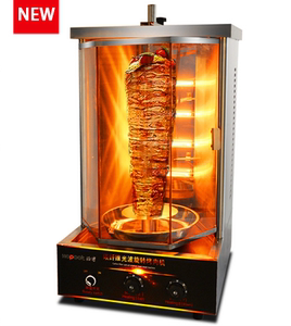 商用土耳其烤肉机全自动旋转电烤炉肉夹馍巴西燃气烤肉机烤箱