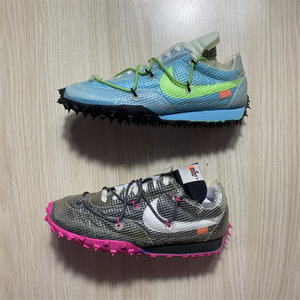 耐克nike waffle race off white ow联名跑步钉鞋 cd8180-400-001