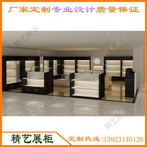 广州展柜厂定做家纺展柜烤漆枕头柜s矮柜被子展柜床上用品展柜设