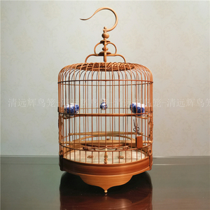 清远辉绣眼鸟笼 金青鸟笼 小黑白鸟笼 48支-52支-56支10年竹料