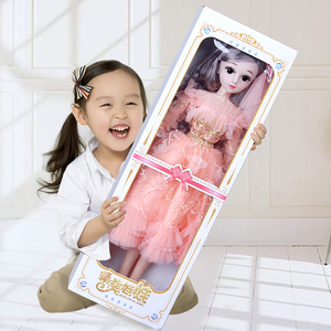 60厘米会说话喜亚芭比超大洋娃娃大号礼盒套装女孩玩具公主单个