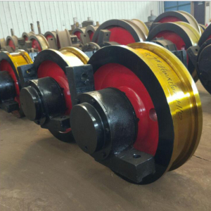双梁十吨行车轮600行车轮地轨车轮600吊车行走轮大车主动轮组