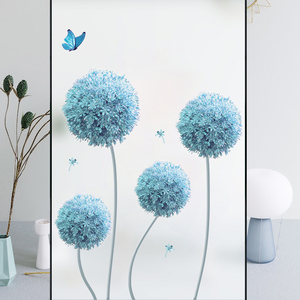 磨砂玻璃贴纸卧室防走光不透明透光浴室卫生间厨房推拉门自粘贴画