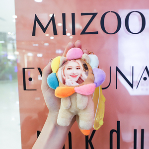 玩偶人形头像女朋友人脸diy公仔可印照片娃娃汽车钥匙扣挂件9人付款